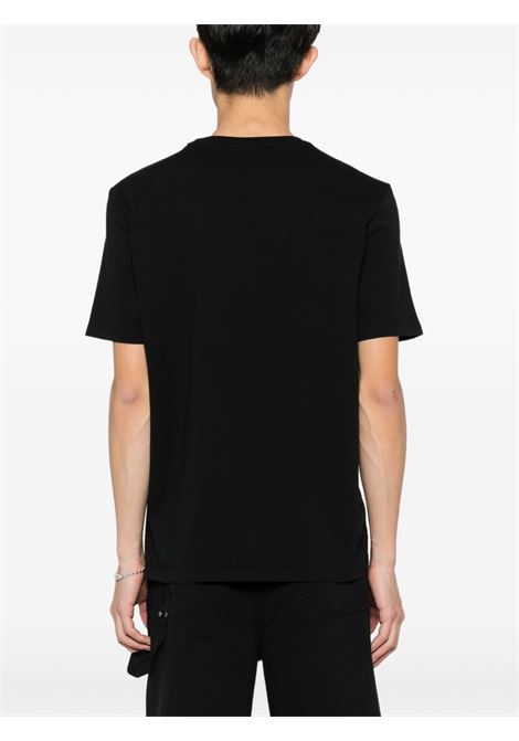 fox head patch t-shirt man black MAISON KITSUNÉ | LM00104KJ0008P199